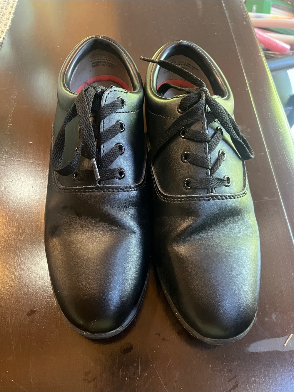 Dinkles black men 6/women8 marching band Shoes